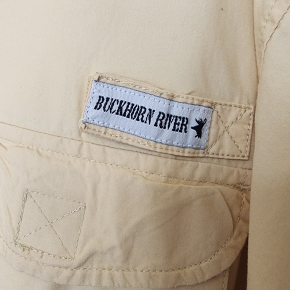 Buckhorn River Button Up Shirt Men's‎ 3XL Short Sleeve Vented Fishing BoxC - Picture 2 of 10